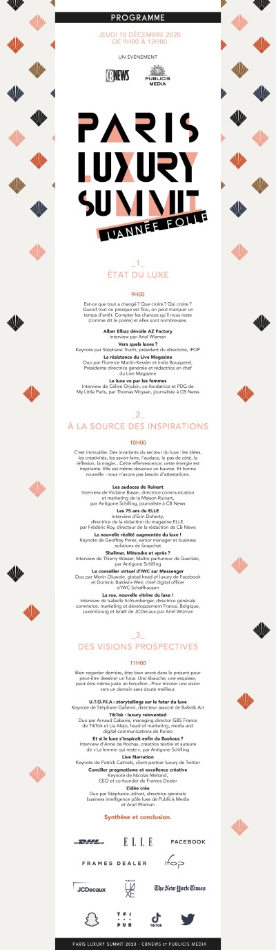 Paris Luxury Summit #7 : 2020