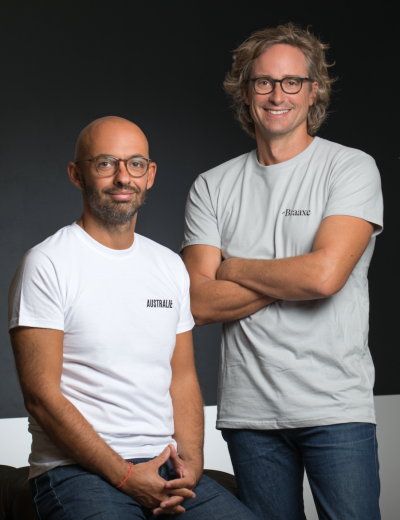 Julien Casiro, CEO et fondateur de Braaxe et David Leclabart, CEO d'Autralie