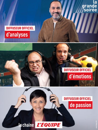 chaîne L’Équipe campagne DDB Paris