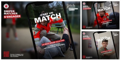 Croix-Rouge x Mlle Pitch Awards - campagne mention 360